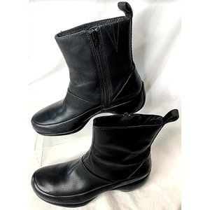 Merrell Spire Womens Black Leather Zipper Performance Ankle Boots Sz 6 - EUC